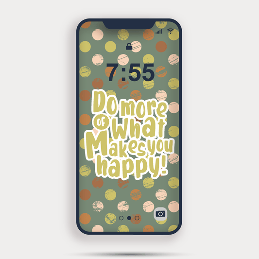 Mobile Print Khaki Self Motivate