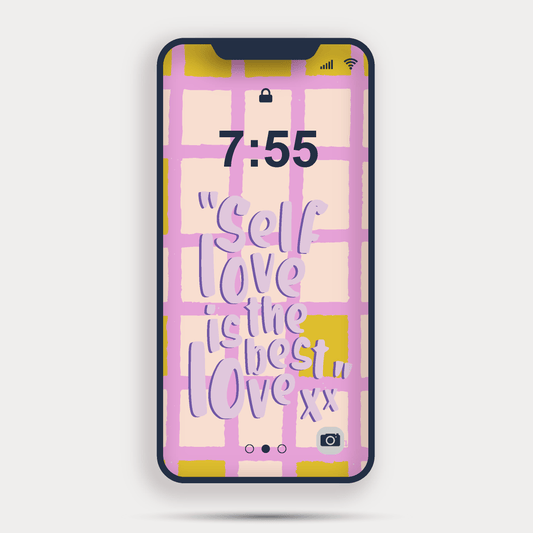 Mobile Print Pink Self Love