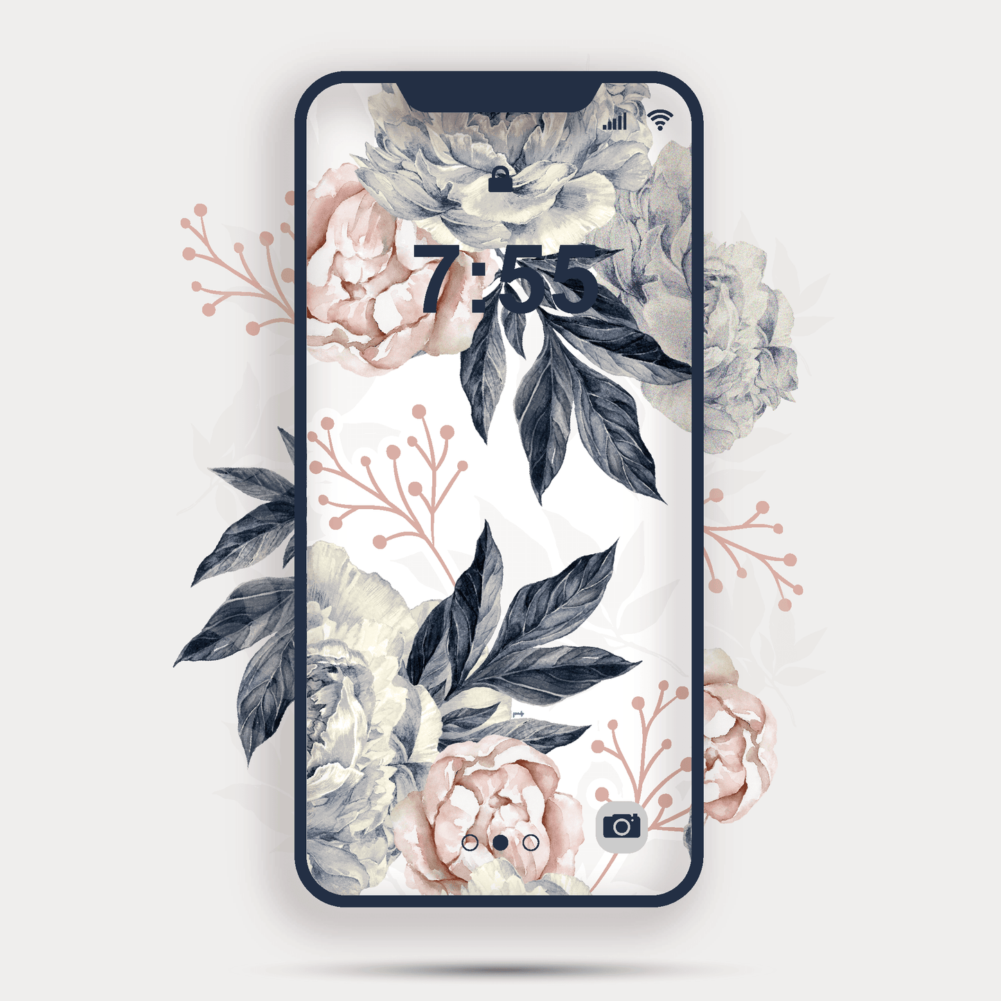 Mobile Print Botanical Romance