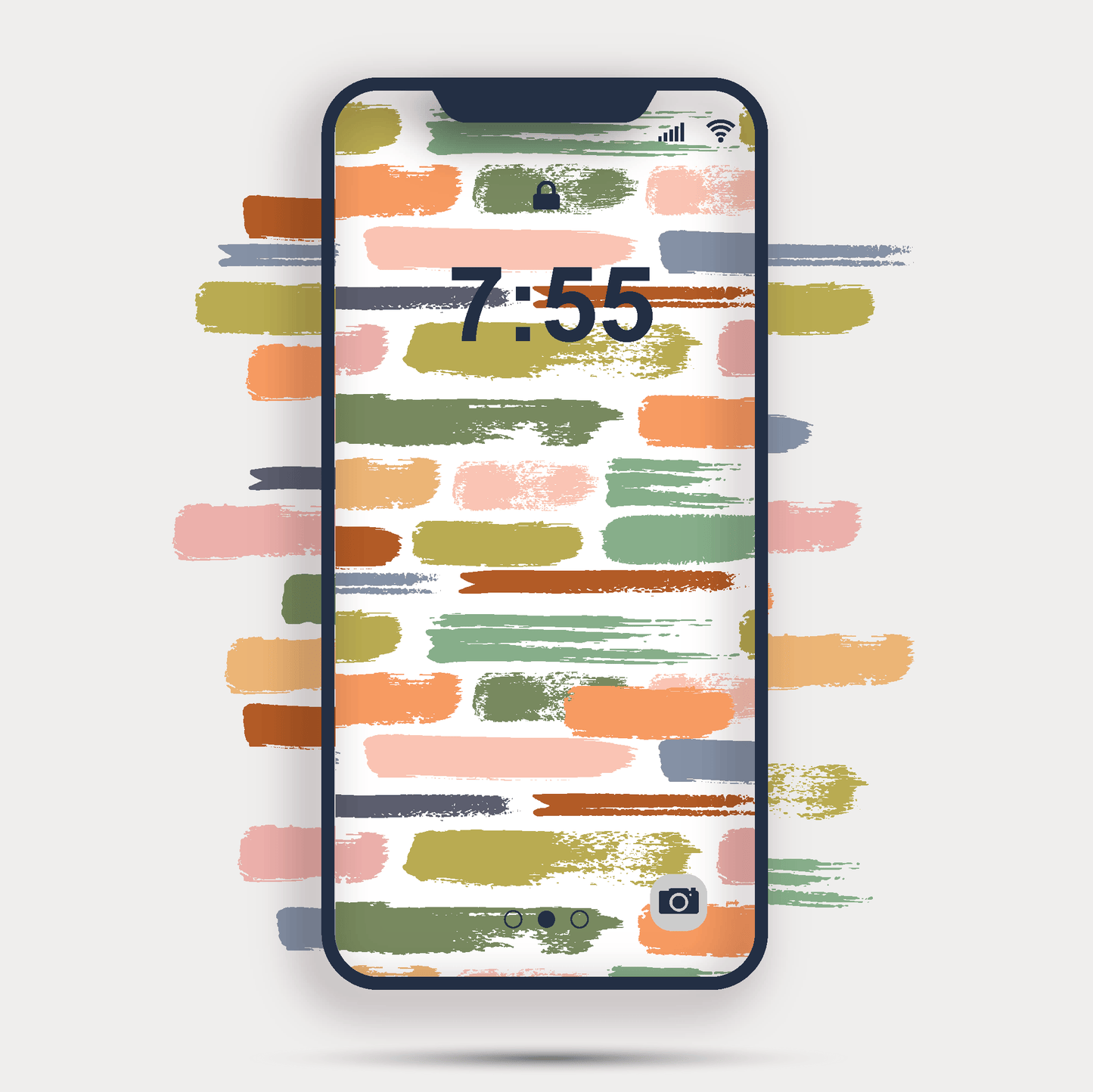 Mobile Print Colour Brushes