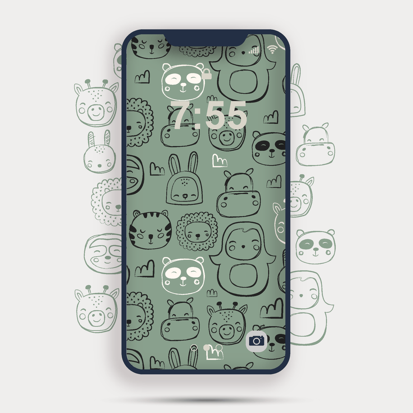 Mobile Print Cute Animals