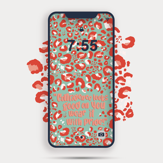 Mobile Print Leopard Affirmation