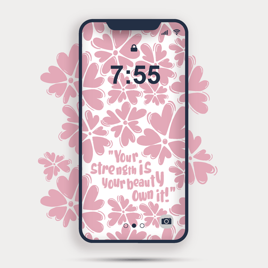 Mobile Print Pink Bloom