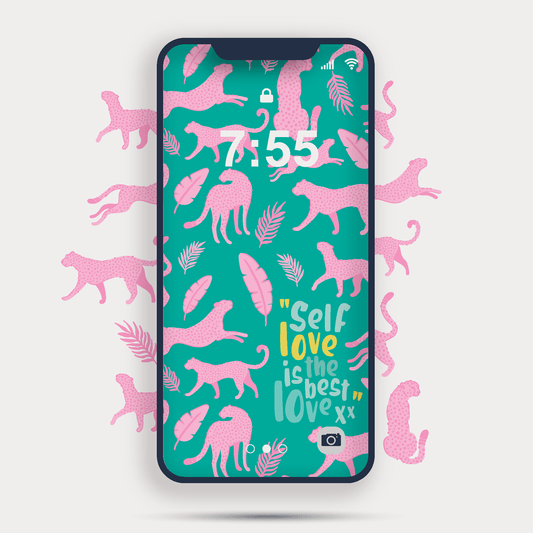 Mobile Print Self Love Mint